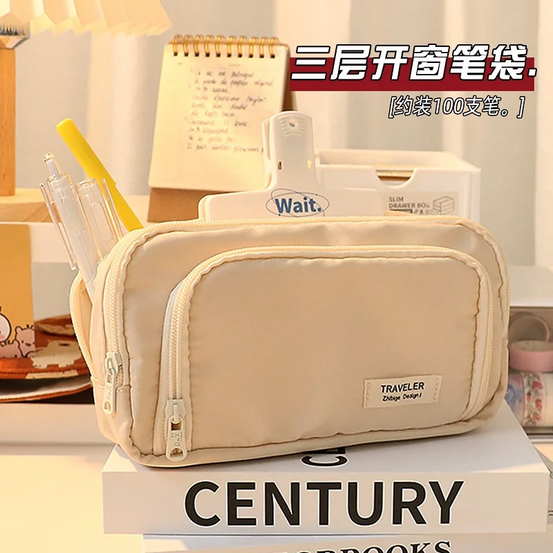 Large Capacity Japanese Style Japanese Style Pencil Bags School Office Supplies Pen Bag Multilayer Stationery Storage Bag
Large Capacity Japanese Style Japanese Style Pencil Bags School Office Supplies Pen Bag Multilayer Stationery Storage Bag