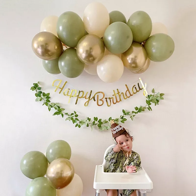 19pcs Bean Green Latex Balloons Garland Arch Kit Baby Shower Wedding Jungle Birthday Party Decorations Kids Helium Balloon Arch 
19pcs Bean Green Latex Balloons Garland Arch Kit Baby Shower Wedding Jungle Birthday Party Decorations Kids Helium Balloon Arch