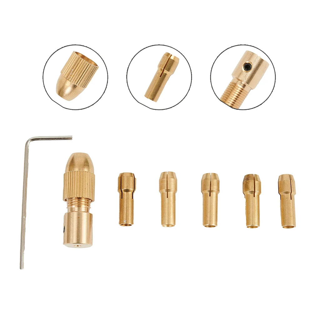 Drill Collet Drill Chuck Set 7pcs Drill Chuck Set Hard Workshop Drill Tool Gold Durable High quality
Drill Collet Drill Chuck Set 7pcs Drill Chuck Set Hard Workshop Drill Tool Gold Durable High quality