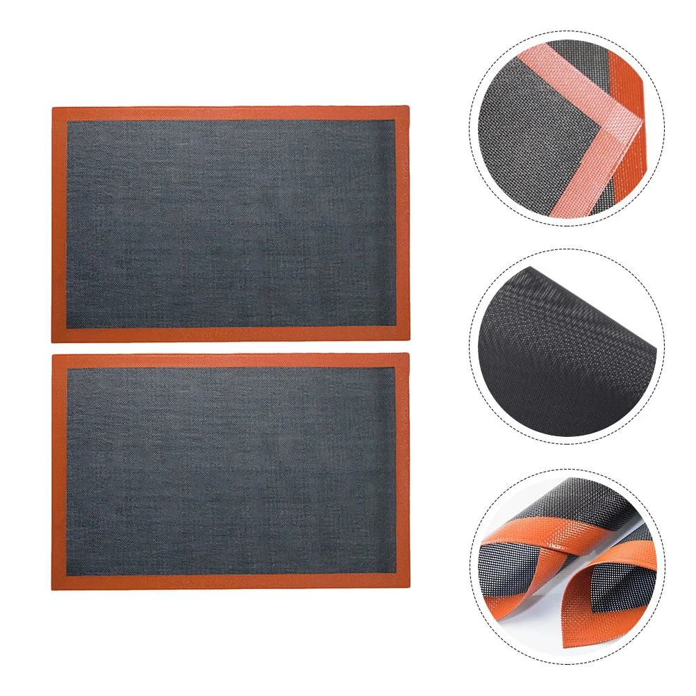 2 Pcs Baking Mat Silicone Airfryer Liner Nonstick Cookie Sheet Baking Paper Sheet Round Baking Sheet Liner Silica Gel Pizza
2 Pcs Baking Mat Silicone Airfryer Liner Nonstick Cookie Sheet Baking Paper Sheet Round Baking Sheet Liner Silica Gel Pizza