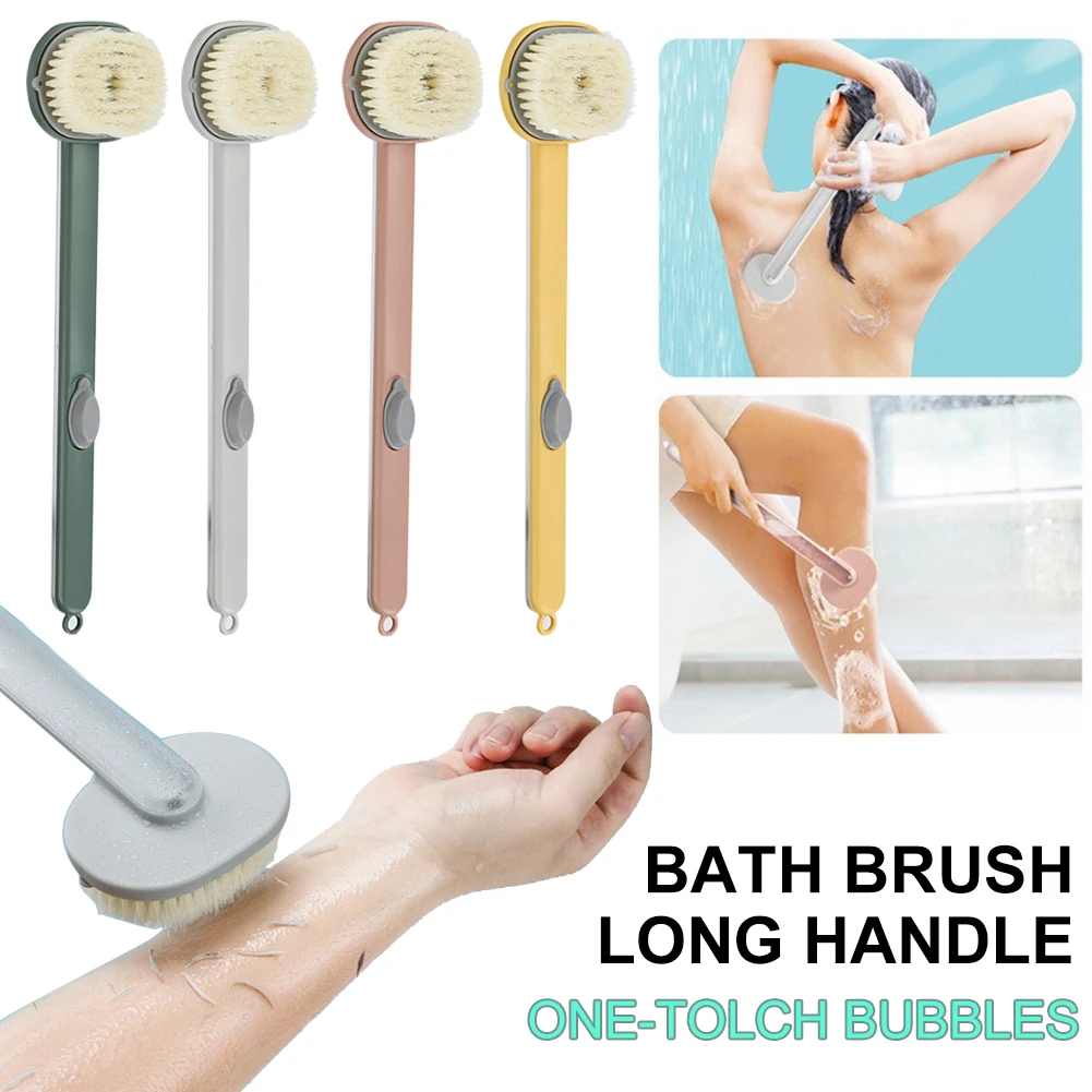 Long Handle Liquid Bath Brush Back Brush Scrubber Skin Cleaning Exfoliating Brushes Body Bath Massager Shower Accessories
Long Handle Liquid Bath Brush Back Brush Scrubber Skin Cleaning Exfoliating Brushes Body Bath Massager Shower Accessories