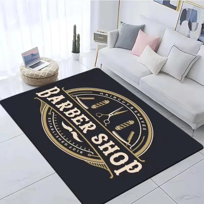Barber Shop Sign Carpet for Living Room Home Decor Sofa Table Large Area Rug Hallway Balcony Lounge Floor Mat Barbershop Doormat
Barber Shop Sign Carpet for Living Room Home Decor Sofa Table Large Area Rug Hallway Balcony Lounge Floor Mat Barbershop Doormat