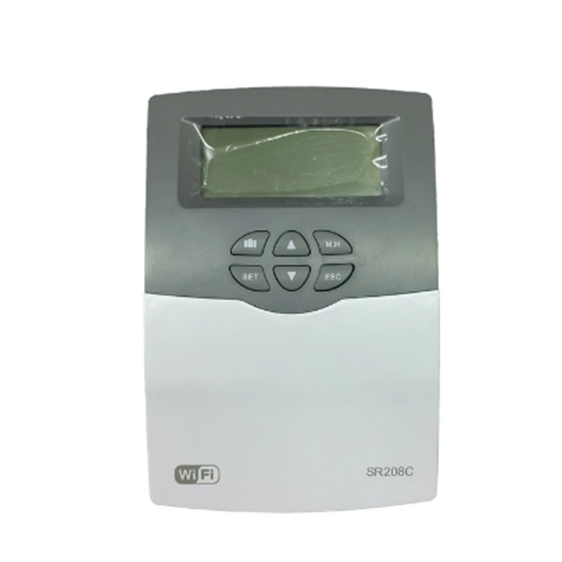 

Solar Water Heater Split Hot Water Controller Remote Control Optional AC100-240V For Solar Heating System (Wifi SR208C)EU Plug