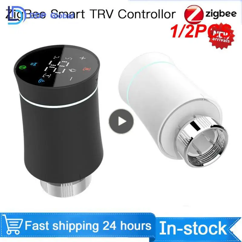 Программируемый смарт-термостат Zigbee3.0 с голосовым управлением, привод радиатора, клапан, беспроводной пульт дистанционного управления, 1/2 шт.
Программируемый смарт-термостат Zigbee3.0 с голосовым управлением, привод радиатора, клапан, беспроводной пульт дистанционного управления, 1/2 шт.