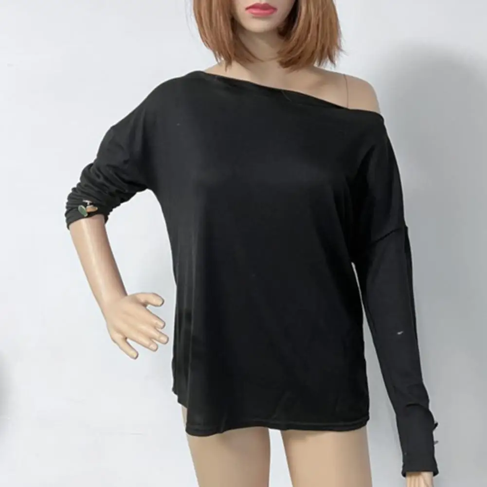 Trendy Spring Autumn Casual Solid Color Sexy Pullover Autumn T-shirt Breathable Lightweight
Trendy Spring Autumn Casual Solid Color Sexy Pullover Autumn T-shirt Breathable Lightweight