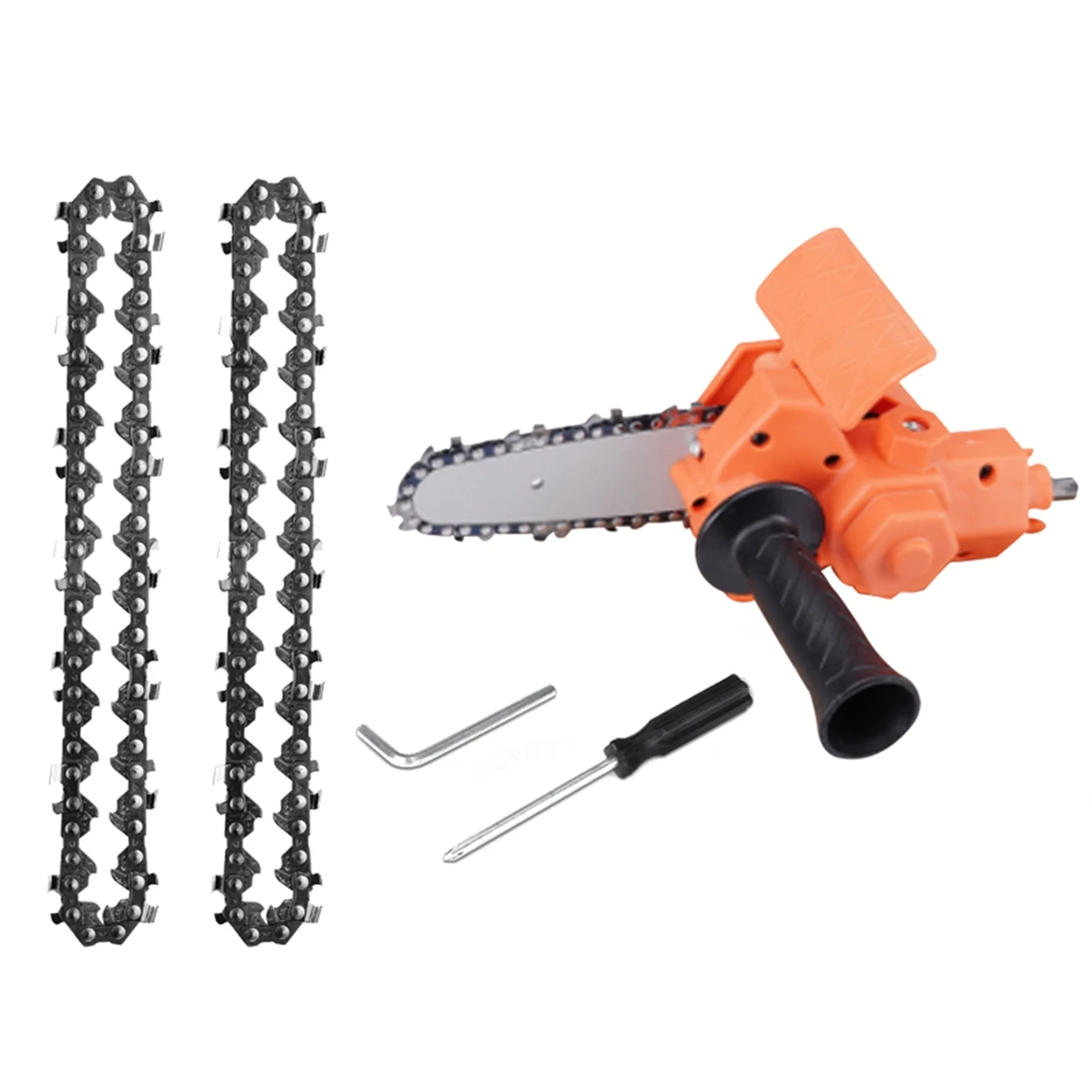 4 Inch Portable Electric Drill Electric Chain Saw Adapter Conversion Head for Electric Drills Woodworking Tools(Orange )
4 Inch Portable Electric Drill Electric Chain Saw Adapter Conversion Head for Electric Drills Woodworking Tools(Orange )