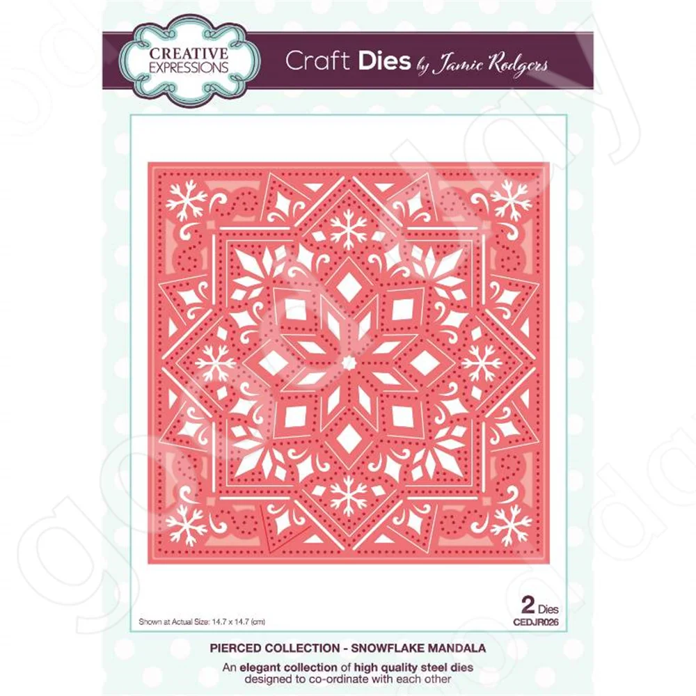 Snowflake Mandala Craft Metal Cutting Dies Scrapbook Diary Decoration Embossing Template Diy Greeting Card Handmade Hot Sale New
Snowflake Mandala Craft Metal Cutting Dies Scrapbook Diary Decoration Embossing Template Diy Greeting Card Handmade Hot Sale New
