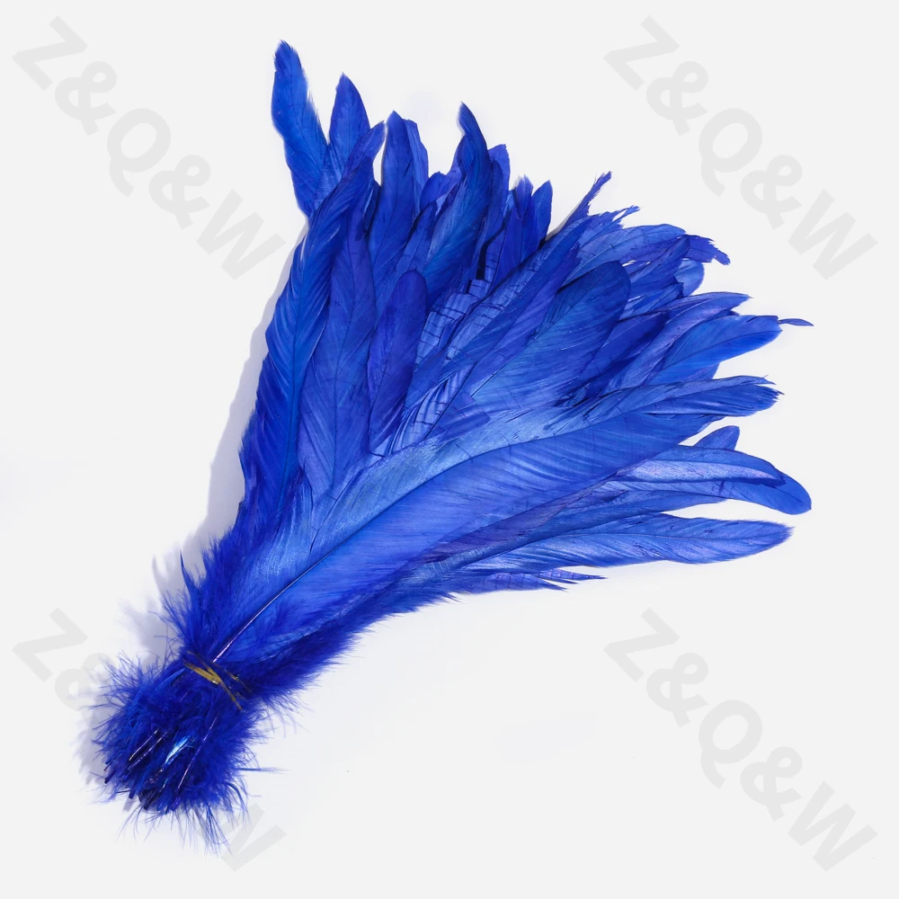 Beautiful 30-35CM/12-14 inch rooster tail feathers dyed blue 100 PCS DIY costume show decoration headdress crafts materials
Beautiful 30-35CM/12-14 inch rooster tail feathers dyed blue 100 PCS DIY costume show decoration headdress crafts materials
