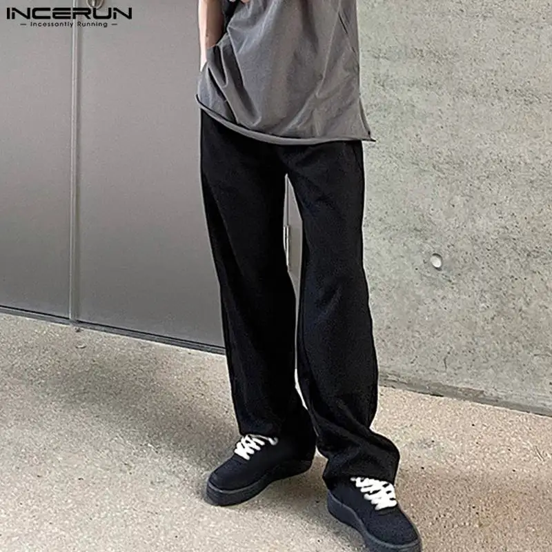 INCERUN 2023 Korean Style New Men Loose Comfortable Pantalons Casual Streetwear Solid All-match Fitting Straight Leg Pants S-5XL
INCERUN 2023 Korean Style New Men Loose Comfortable Pantalons Casual Streetwear Solid All-match Fitting Straight Leg Pants S-5XL