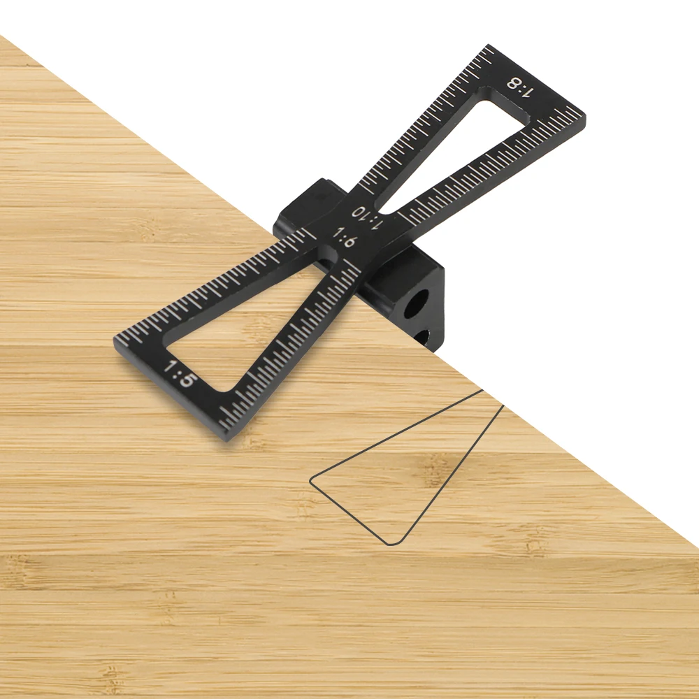 Dovetail Guide Tools Aluminum Alloy Dovetail Marking Template 1:5 & 1:8 Wood Joint Gauge Dovetail Marker Woodworking
Dovetail Guide Tools Aluminum Alloy Dovetail Marking Template 1:5 & 1:8 Wood Joint Gauge Dovetail Marker Woodworking
