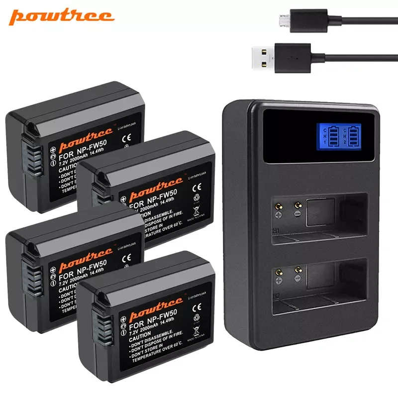 2000mah NP-FW50 NP FW50 Battery AKKU + Dual USB Charger For Sony NEX-7 NEX-5N NEX-5R NEX-F3 NEX-3D Alpha a5000 a6000
2000mah NP-FW50 NP FW50 Battery AKKU + Dual USB Charger For Sony NEX-7 NEX-5N NEX-5R NEX-F3 NEX-3D Alpha a5000 a6000