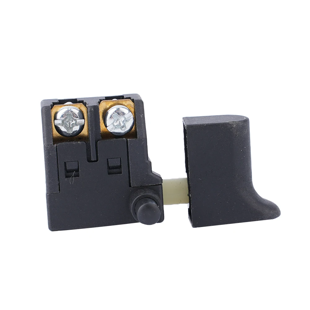 New Practical Useful Durable Electric Drill Switch Button SPST Type Self Rest Speed Trigger 250V Black Cutting
New Practical Useful Durable Electric Drill Switch Button SPST Type Self Rest Speed Trigger 250V Black Cutting