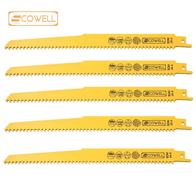 SCOWELL 9 дюймов 6TPI лезвие сабельной пилы для резки древесины DIY электроинструменты аксессуары сабельные лезвия из высокоуглеродистой стали
SCOWELL 9 дюймов 6TPI лезвие сабельной пилы для резки древесины DIY электроинструменты аксессуары сабельные лезвия из высокоуглеродистой стали