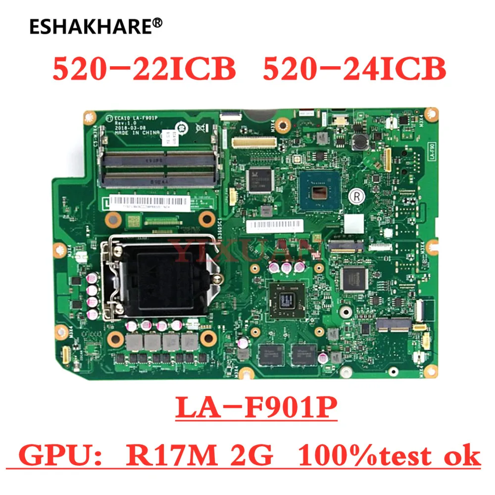 

LA-F901P For Lenovo Ideacentre AIO V530-24ICB V530-22ICB 520-24ICB 520-22ICB All-in-One Motherboard 01LM436 01LM437 100% test OK