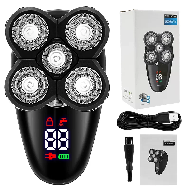 5In1 Facial&body Grooming Set Electric Shaver Hair Trimmer Beard Electric Razor For Men Bald Shaving Machine Digital LCD Dis
5In1 Facial&body Grooming Set Electric Shaver Hair Trimmer Beard Electric Razor For Men Bald Shaving Machine Digital LCD Dis