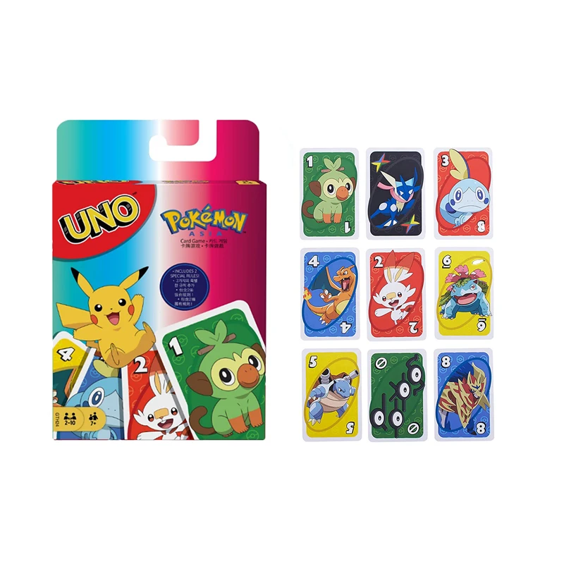 pokemon game character Pikachu card UNO Card suitable for family game friends game card children's birthday gift
pokemon game character Pikachu card UNO Card suitable for family game friends game card children's birthday gift