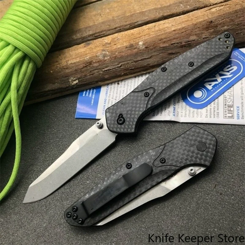 Тактический складной нож Benchmade 9401-1 высокой твердости, ручка из углеродного волокна, каменная поверхность для мытья, ножи для повседневного использования
Тактический складной нож Benchmade 9401-1 высокой твердости, ручка из углеродного волокна, каменная поверхность для мытья, ножи для повседневного использования