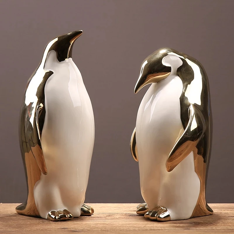 Golden Art Ceramic Sculpture Fun Penguin Decoration Statue Modern Home Decoration Living Room Decoration Crafts Accessories 1 or
Golden Art Ceramic Sculpture Fun Penguin Decoration Statue Modern Home Decoration Living Room Decoration Crafts Accessories 1 or