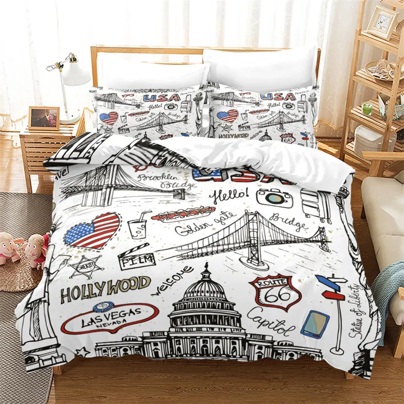 3D Print Duvet Cover Cartoon Comforter Cover Europe City Building Bedding Set King For Kids Child Teen Boys Girls Bedroom Decor
3D Print Duvet Cover Cartoon Comforter Cover Europe City Building Bedding Set King For Kids Child Teen Boys Girls Bedroom Decor