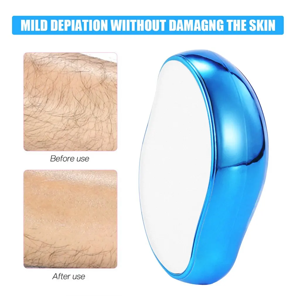 Reusable Crystal Hair Eraser Physical Hair Removal Tool Painless Safe Epilator Arm/Leg/Body Hair Remover Depilation Magic Shaver
Reusable Crystal Hair Eraser Physical Hair Removal Tool Painless Safe Epilator Arm/Leg/Body Hair Remover Depilation Magic Shaver
