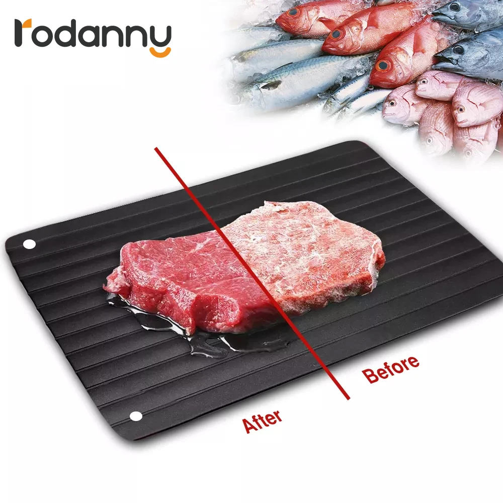 Rodanny Fast Defrosting Thaw Frozen Food Meat Fruit Quick Plate Board Kitchen Gadget Tool Defrost Tray
Rodanny Fast Defrosting Thaw Frozen Food Meat Fruit Quick Plate Board Kitchen Gadget Tool Defrost Tray