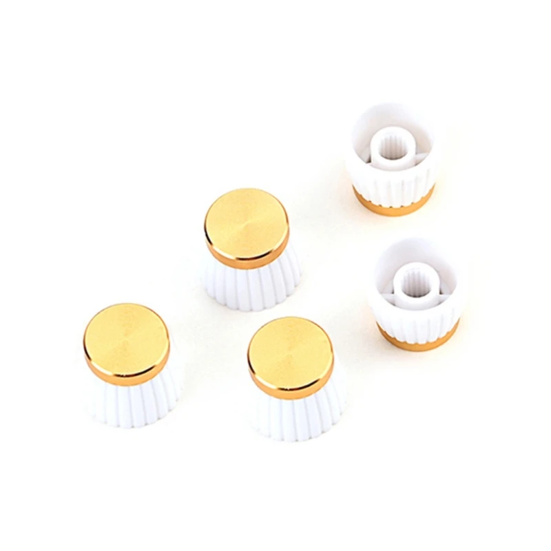 5Pcs Guitar Knobs Volume Tone Control Guitar Knobs Top Hat Style Knob 6mm Shaft Hole Guitar Potentiometer Control Knobs
5Pcs Guitar Knobs Volume Tone Control Guitar Knobs Top Hat Style Knob 6mm Shaft Hole Guitar Potentiometer Control Knobs