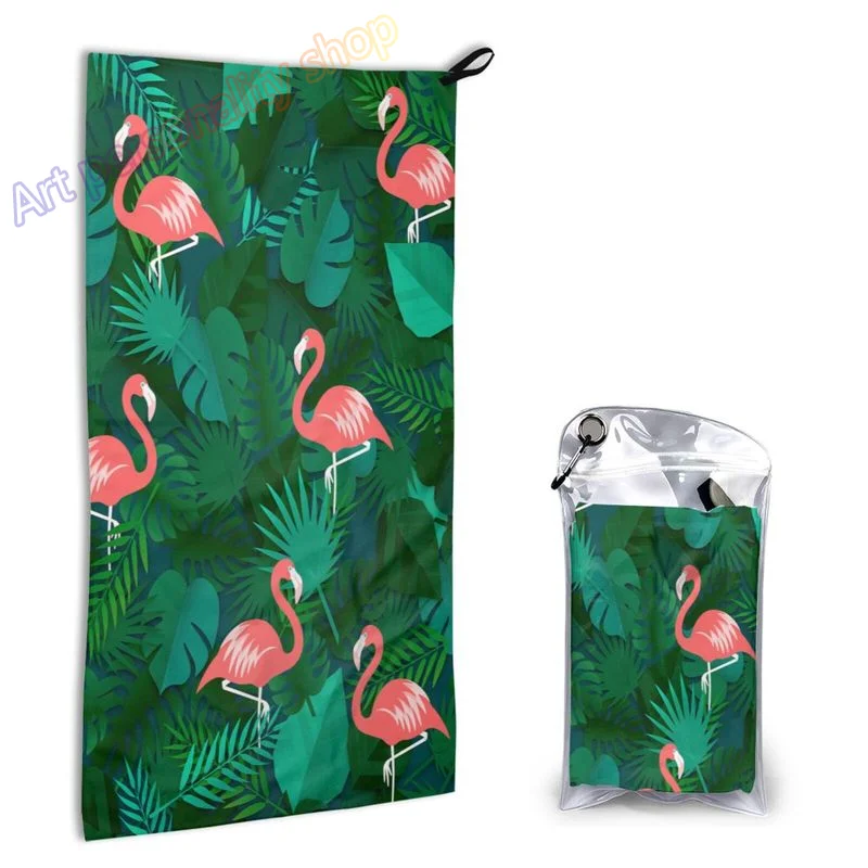 Flamingo Green Jungle Summer Palm Leaf Fast Quick Dry Sports Towel,Cool Travel Pool Towel, Ideal Gift for Women Men, Best Friend
Flamingo Green Jungle Summer Palm Leaf Fast Quick Dry Sports Towel,Cool Travel Pool Towel, Ideal Gift for Women Men, Best Friend