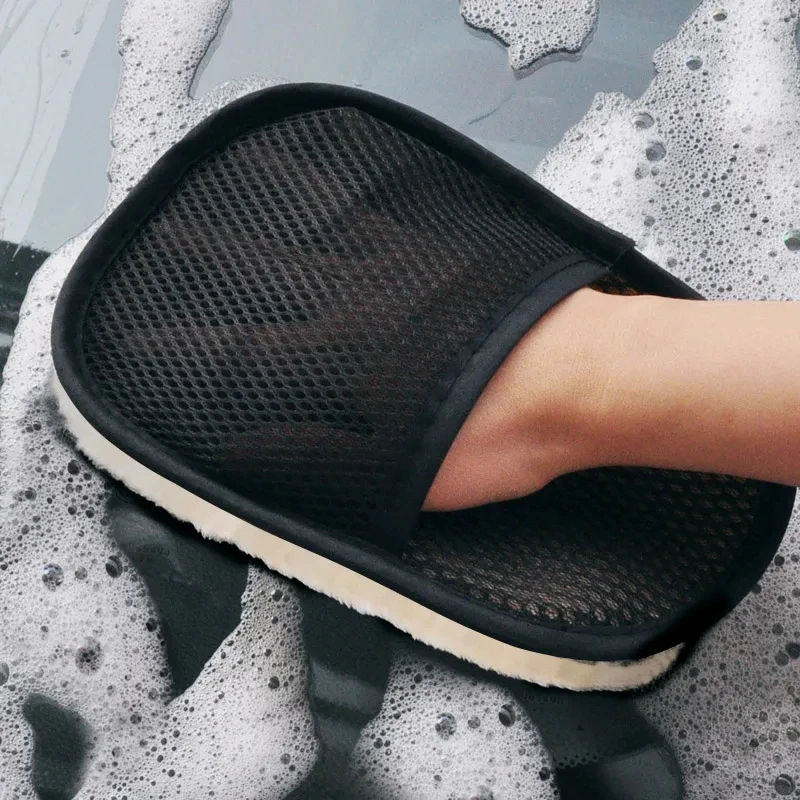 1pcs Car Wash Wool Gloves Thickened Fleece-Lined Wool Plush Car Cleaning Gloves Car Velvet Beauty Car Wash Supplies
1pcs Car Wash Wool Gloves Thickened Fleece-Lined Wool Plush Car Cleaning Gloves Car Velvet Beauty Car Wash Supplies