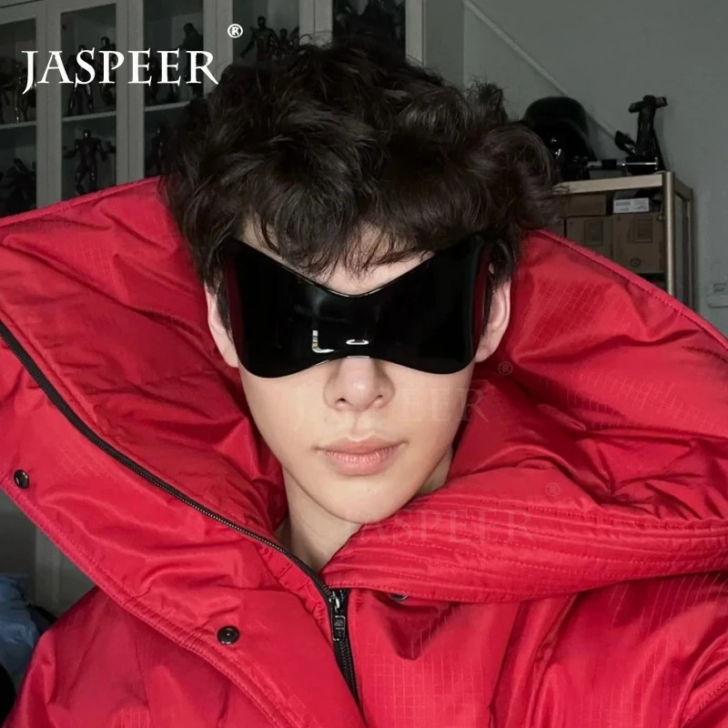 Oversized Sunglasses Women Men Future Technology Sense y2k Punk One Piece Sun Glaase 2000'S Brand Designer Rimless Eyewear UV400
Oversized Sunglasses Women Men Future Technology Sense y2k Punk One Piece Sun Glaase 2000'S Brand Designer Rimless Eyewear UV400