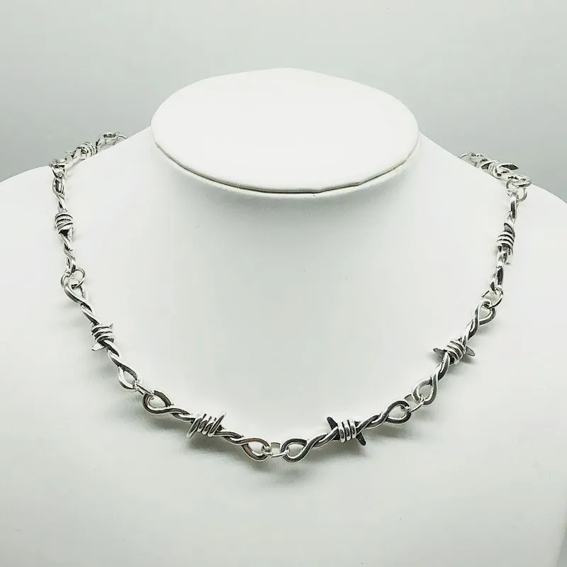 Thorns Hip-hop Gothic European and American Punk Style Barbed Wire Small Thorn Chain Necklace Men and Women Necklace
Thorns Hip-hop Gothic European and American Punk Style Barbed Wire Small Thorn Chain Necklace Men and Women Necklace