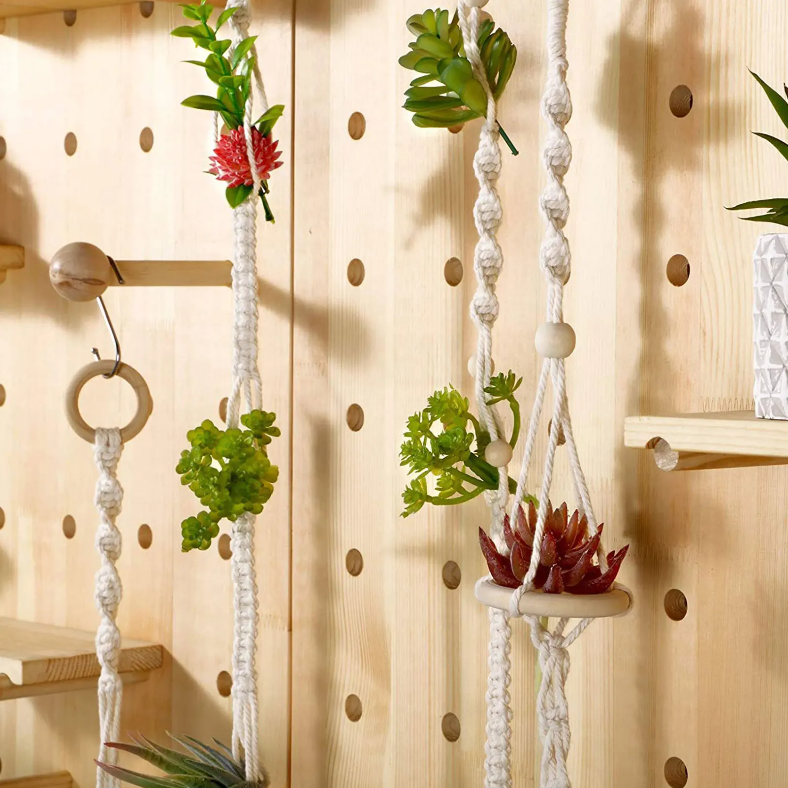 4 Pcs Macrame Plants Holders And Hook Set Cotton Woven Flower Pot Plants Ers With Tassel For Indoor Outdoor Garden Terrace Patio
4 Pcs Macrame Plants Holders And Hook Set Cotton Woven Flower Pot Plants Ers With Tassel For Indoor Outdoor Garden Terrace Patio