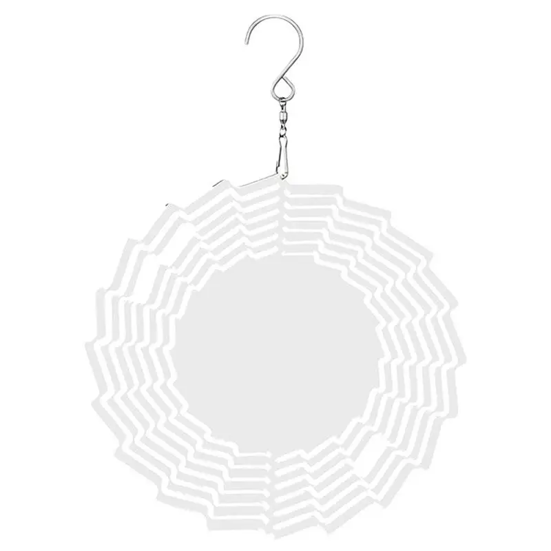 Sublimation Garden Wind Spinners Blanks Double-Sided Wind Spinner Decoration 3D Aluminum Double-Sided Hang Decoration Circle
Sublimation Garden Wind Spinners Blanks Double-Sided Wind Spinner Decoration 3D Aluminum Double-Sided Hang Decoration Circle
