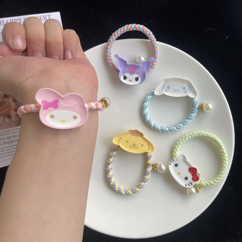 Anime Cartoon Cinnamoroll Kuromi Pompom Purin Cute Colorful Hair Rope Hair Ring Creative Kawaii Student Rubber Band Headdress
Anime Cartoon Cinnamoroll Kuromi Pompom Purin Cute Colorful Hair Rope Hair Ring Creative Kawaii Student Rubber Band Headdress