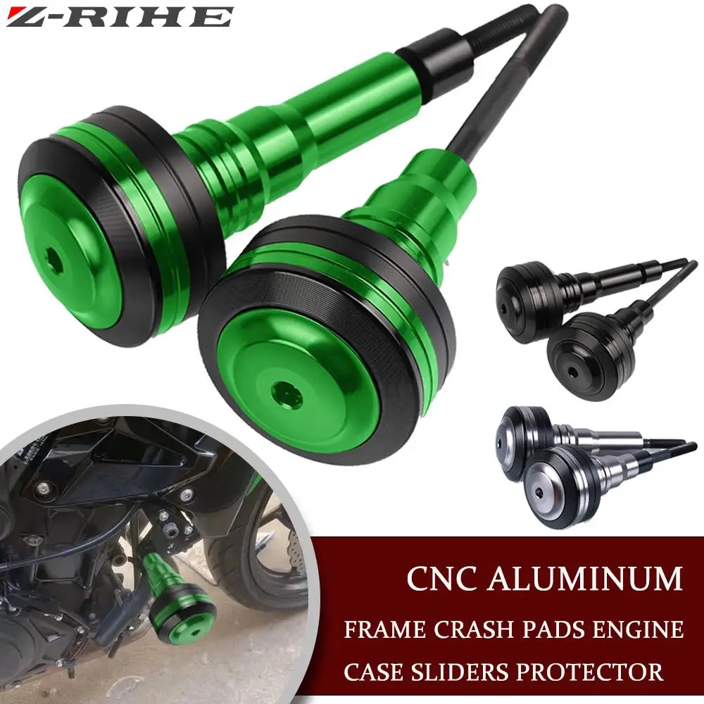 Motorcycle Frame Sliders Crash Pad Falling Protector Guard For Kawasaki Z650 NINJA650 NINJA 650 Engine Protection Sliders Cover 
Motorcycle Frame Sliders Crash Pad Falling Protector Guard For Kawasaki Z650 NINJA650 NINJA 650 Engine Protection Sliders Cover