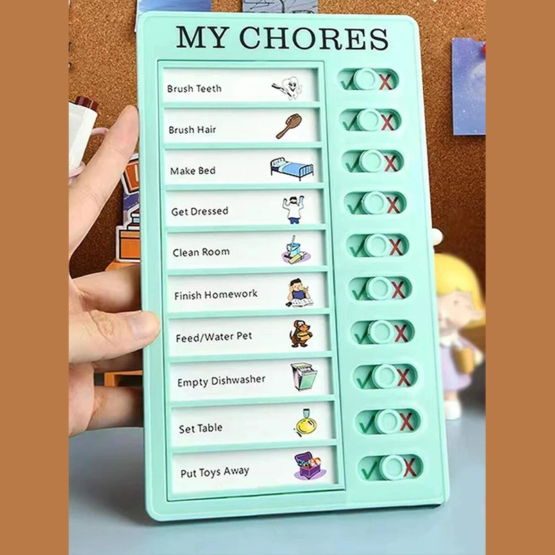 1pc Chore Chart Memo Checklist Board Daily to Do List Planner DIY Schedule Pad for Kids Adults RV Checklist My Chores
1pc Chore Chart Memo Checklist Board Daily to Do List Planner DIY Schedule Pad for Kids Adults RV Checklist My Chores