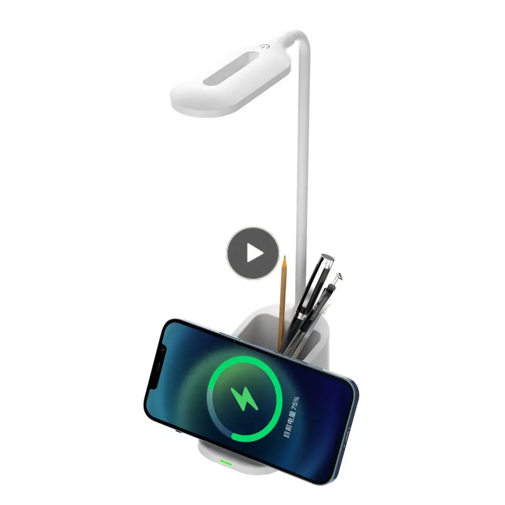 Mobile Phone Stand Reading Lamp Led Lights 3 Light Colors Usb Desk Lamp Book Light Wireless Charging Lamp For Bedroom Study
Mobile Phone Stand Reading Lamp Led Lights 3 Light Colors Usb Desk Lamp Book Light Wireless Charging Lamp For Bedroom Study