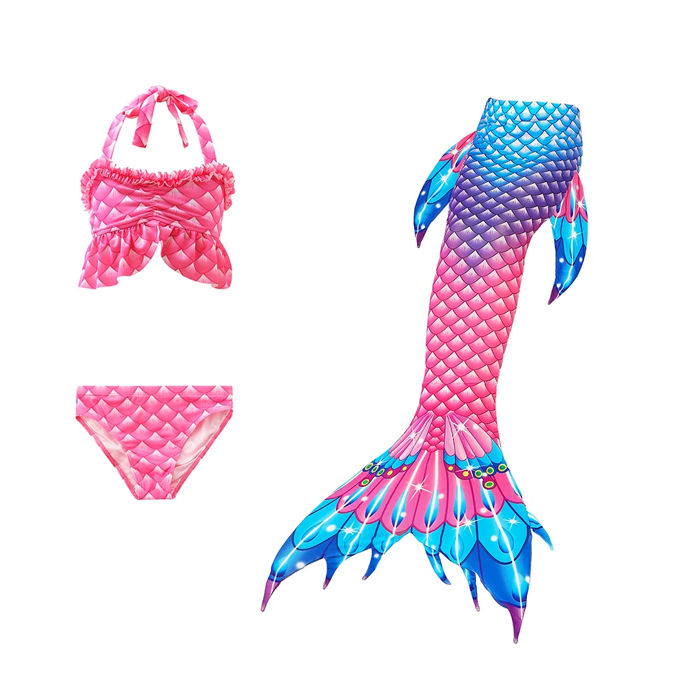 Girls Mermaid Cosplay Costume Swimwear Mermaid Tail Swimsuit Fantasy Beach Bikini Can Add Monofin Fin Halloween Bathing Suit
Girls Mermaid Cosplay Costume Swimwear Mermaid Tail Swimsuit Fantasy Beach Bikini Can Add Monofin Fin Halloween Bathing Suit