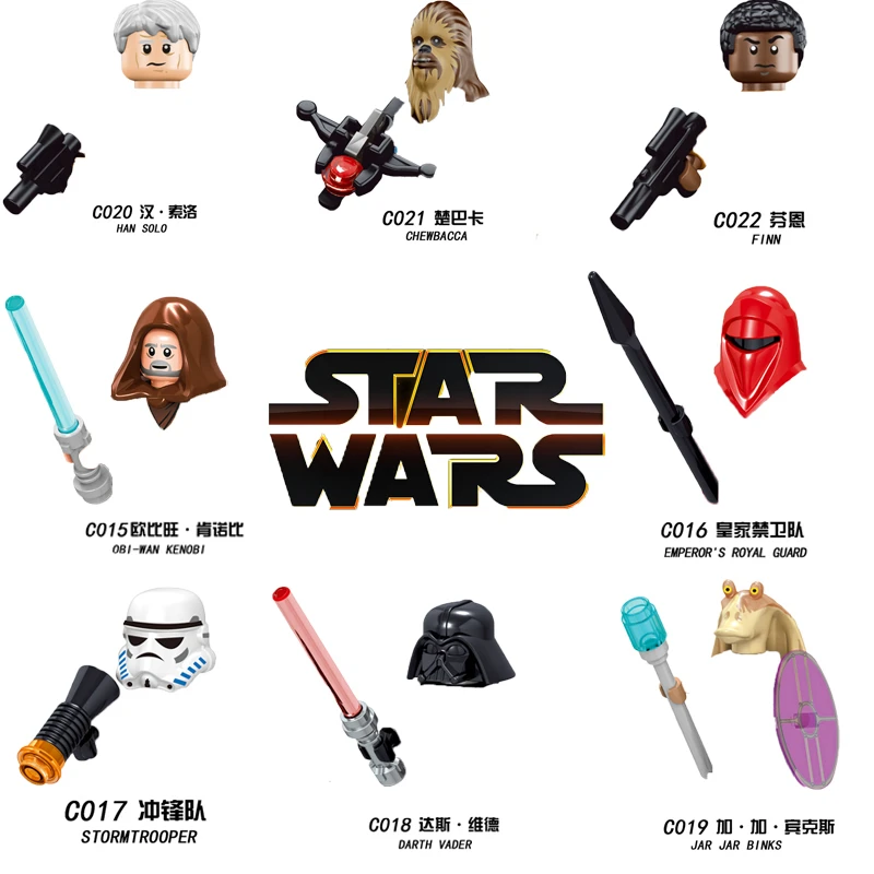 8PCS Star Wars Building Blocks Mini Figures Bricks Toy's Assembled Model Educational Action Figures Hobbies Toys
8PCS Star Wars Building Blocks Mini Figures Bricks Toy's Assembled Model Educational Action Figures Hobbies Toys