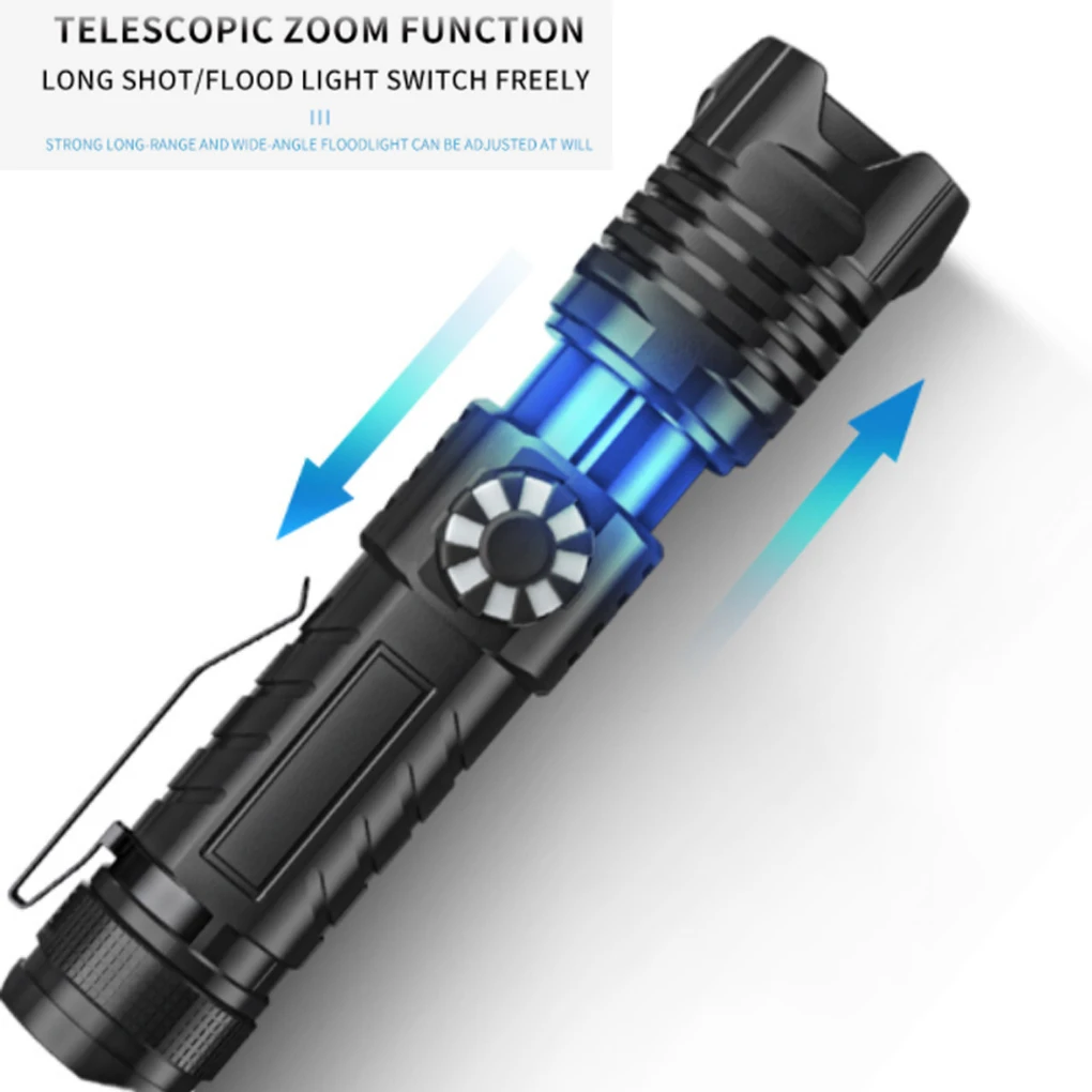 Flashlight Top Battery Handheld Intelligent Lamp Camping Work Tactical Portable Torch Rechargeable Powerful Bright 
Flashlight Top Battery Handheld Intelligent Lamp Camping Work Tactical Portable Torch Rechargeable Powerful Bright