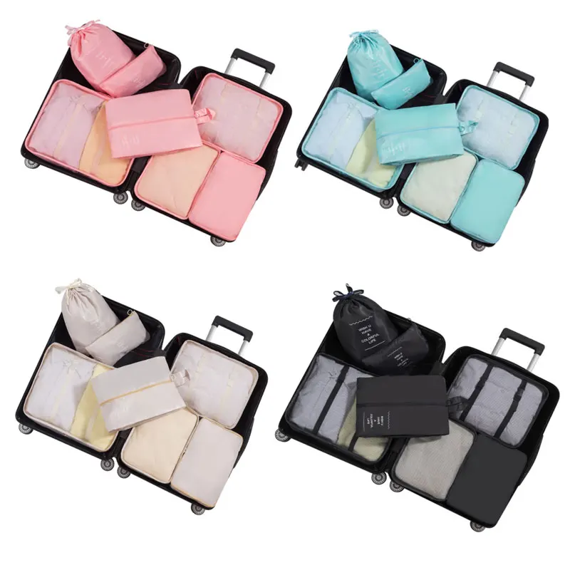 7PCS Set Travel Organizer Clothes Storage Bag Suitcase Packing Set Luggage Organizer Clothes Shoe Packing Tidy Pouch Cube Bag
7PCS Set Travel Organizer Clothes Storage Bag Suitcase Packing Set Luggage Organizer Clothes Shoe Packing Tidy Pouch Cube Bag