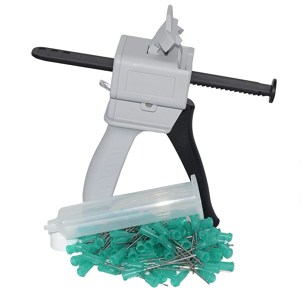 30cc Glue Dispenser Syringe Barrel UV Adhesive Caulking Gun 30ml Manual Glue Gun with 100pcs 18G Needle Blunt Dispensing Tip Set
30cc Glue Dispenser Syringe Barrel UV Adhesive Caulking Gun 30ml Manual Glue Gun with 100pcs 18G Needle Blunt Dispensing Tip Set
