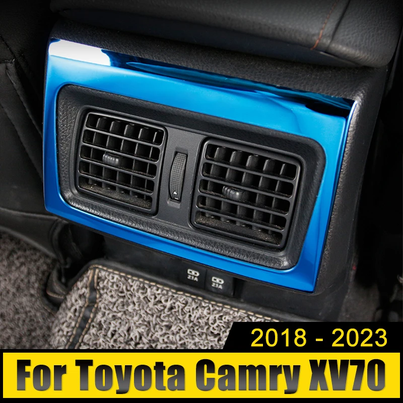 Car Accessories For Toyota Camry XV70 2018-2021 2022 2023 Stainless Rear Air Conditioning Vent Outlet Frame Cover Trim Sticker
Car Accessories For Toyota Camry XV70 2018-2021 2022 2023 Stainless Rear Air Conditioning Vent Outlet Frame Cover Trim Sticker