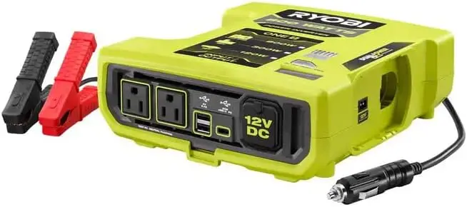 18V 800-Watt Max 12V Automotive Power Inverter with Dual USB Ports - RYi8030AVNM
18V 800-Watt Max 12V Automotive Power Inverter with Dual USB Ports - RYi8030AVNM