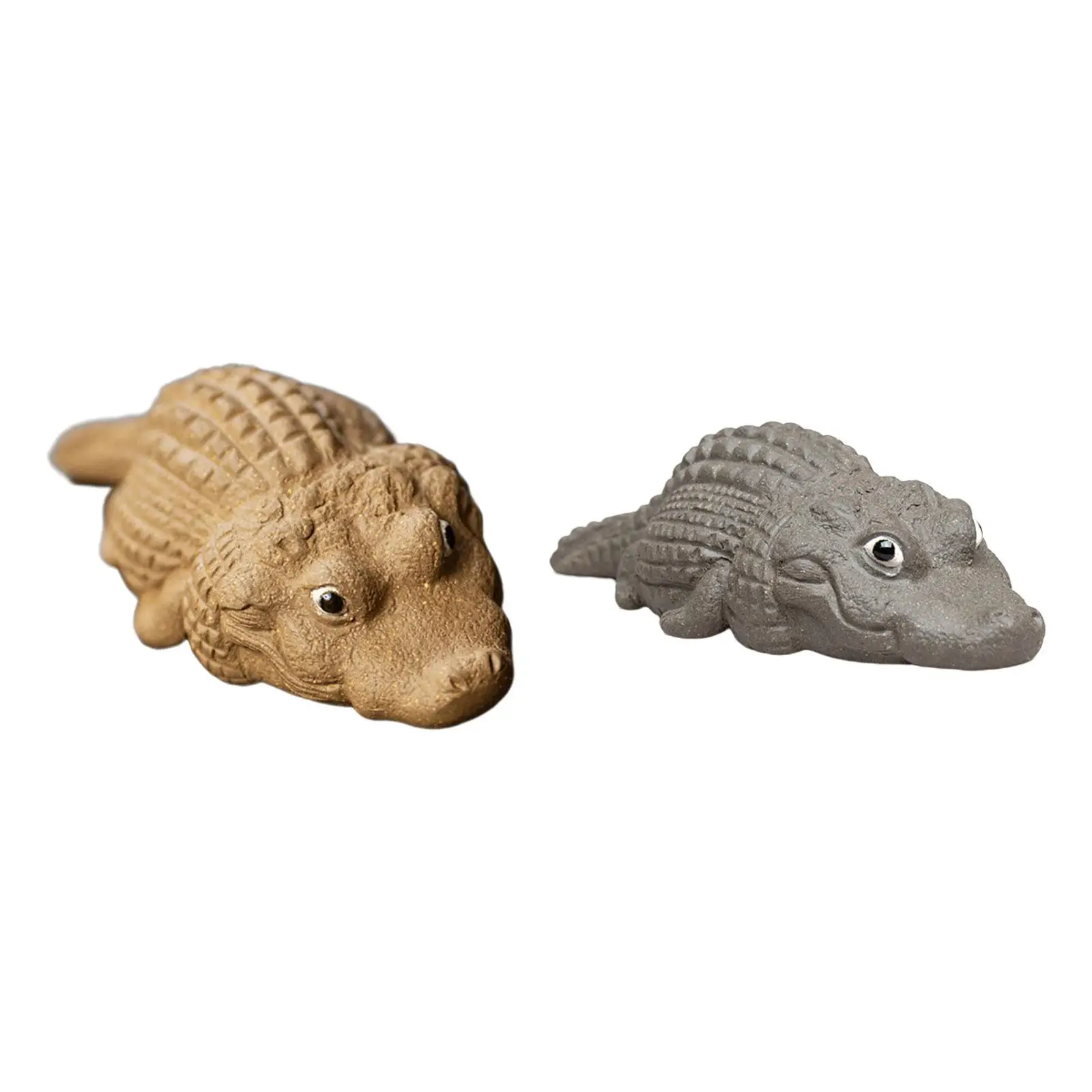 Crocodile Statue Handmade Small Tea Pet Ornament Miniature Crocodile Figurine for Bookshelf Home Office Tabletop Tea House Decor
Crocodile Statue Handmade Small Tea Pet Ornament Miniature Crocodile Figurine for Bookshelf Home Office Tabletop Tea House Decor