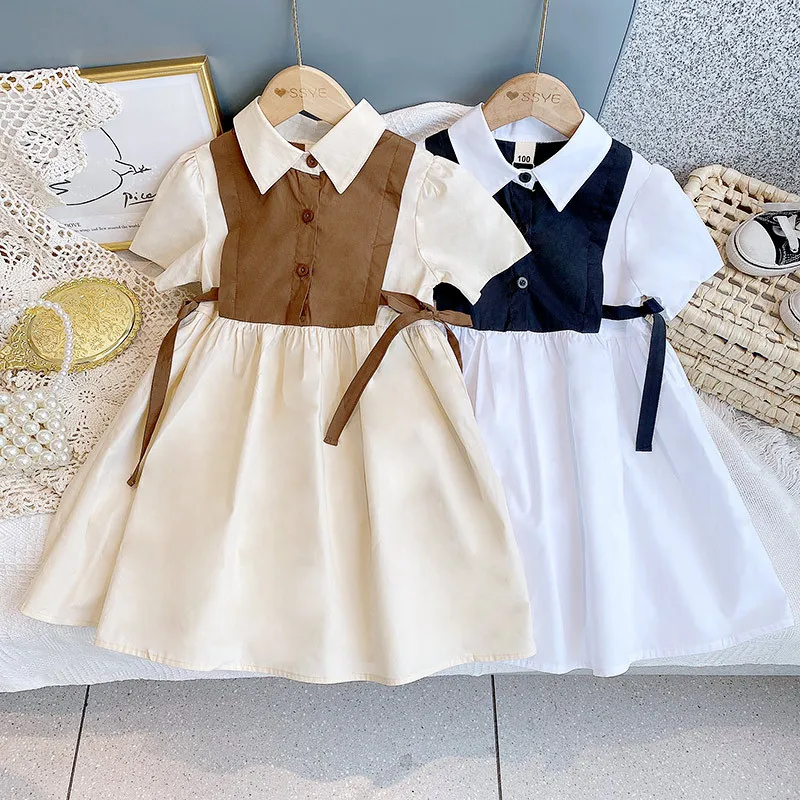 Girls Fake Two Dresses New Summer Fashion Korean Clothes 3-7 Years Kids Princess Shirt Dress Children Daily Wear Costume vestido
Girls Fake Two Dresses New Summer Fashion Korean Clothes 3-7 Years Kids Princess Shirt Dress Children Daily Wear Costume vestido