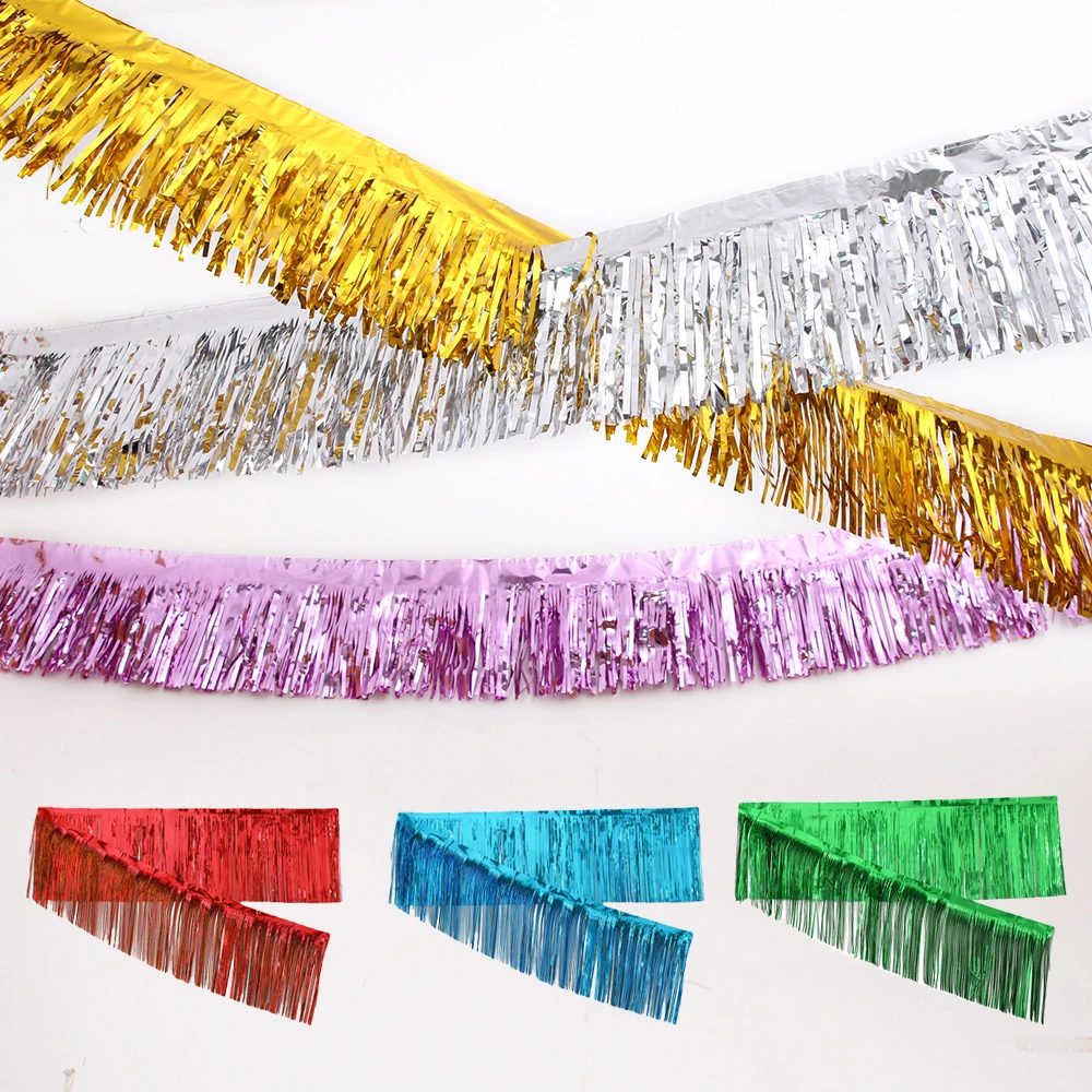 3m Glitter Tassels Fringe Banner Shinny Rose Gold MetallIc Foil Tassel Garland for Christmas Birthday Party Wall Backdrok Decor
3m Glitter Tassels Fringe Banner Shinny Rose Gold MetallIc Foil Tassel Garland for Christmas Birthday Party Wall Backdrok Decor