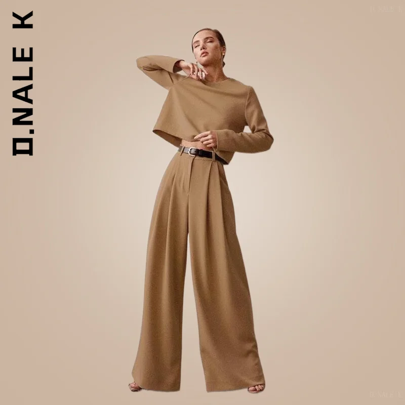 D.Nale K Women Pants Trousers Fashion High Waist Hip Bottoms Soft Women Trousers Elegant Pant Leg Long Streetwear Female
D.Nale K Women Pants Trousers Fashion High Waist Hip Bottoms Soft Women Trousers Elegant Pant Leg Long Streetwear Female
