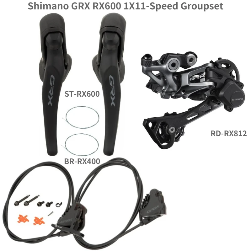 Shimano GRX RX600 1X1 1 скорость групсет дорожный велосипед дисковый тормоз переключатель