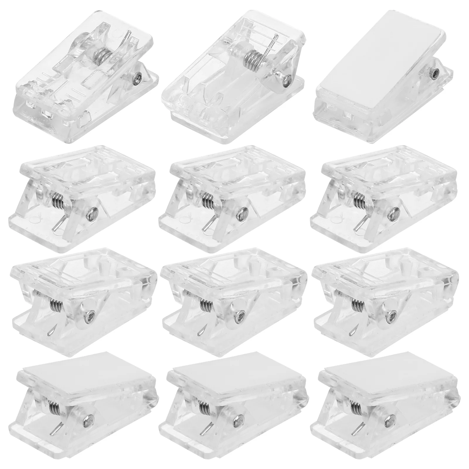 30 Pcs Self-adhesive Clip Clear Spring Clip Badge Holders Spring Hanging Wall Name Tag Clamp Shower Curtain Id Paper DIY
30 Pcs Self-adhesive Clip Clear Spring Clip Badge Holders Spring Hanging Wall Name Tag Clamp Shower Curtain Id Paper DIY