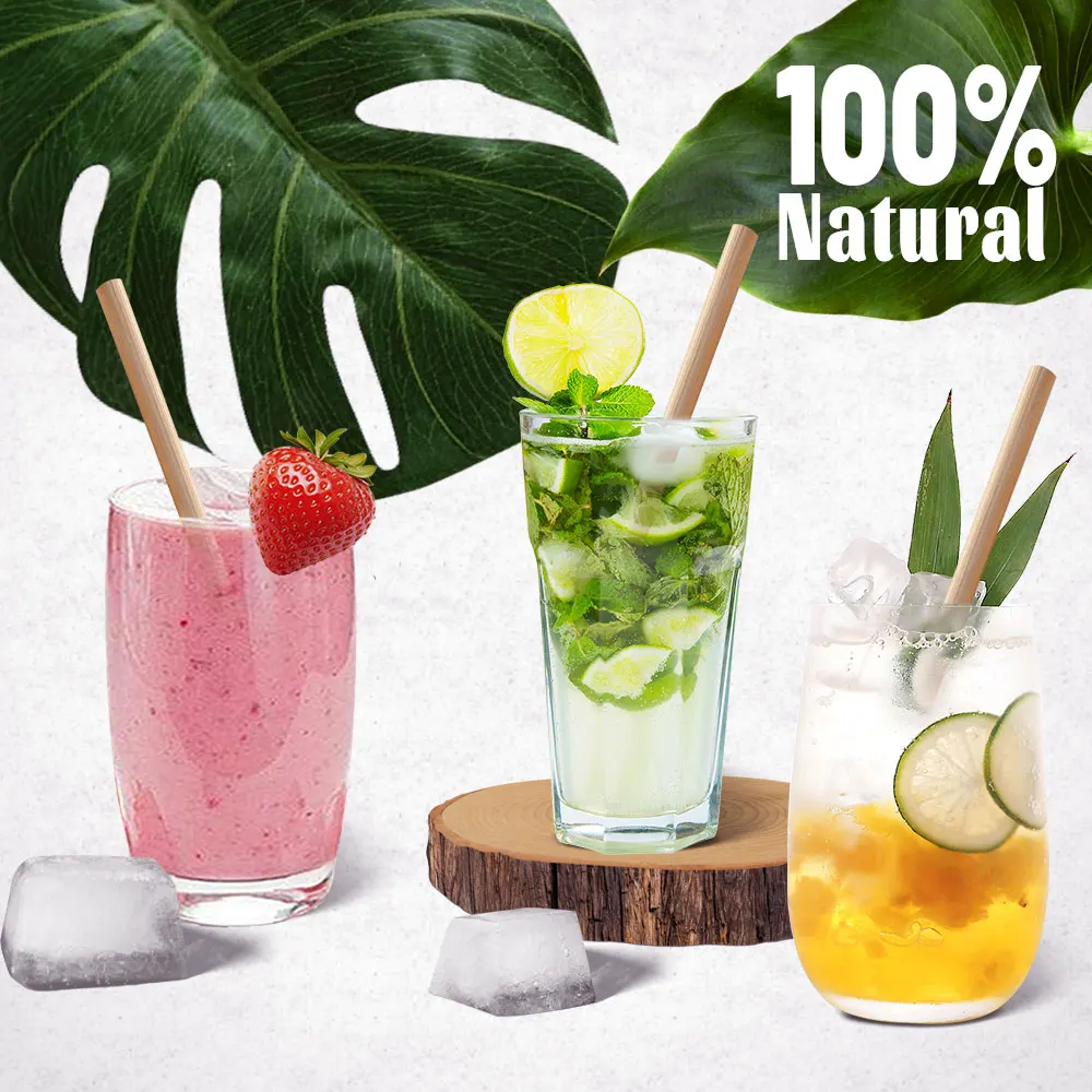12PCS Disposable Straws Natural Bamboo Eco-friendly Drinking Straws Reusable Individually Paper Wrapped BIODEGRADABLE ALTERNATIV
12PCS Disposable Straws Natural Bamboo Eco-friendly Drinking Straws Reusable Individually Paper Wrapped BIODEGRADABLE ALTERNATIV